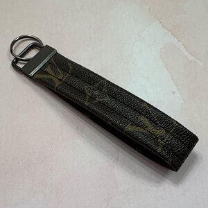 Upcycled LV Keychain Keyring Keyfob